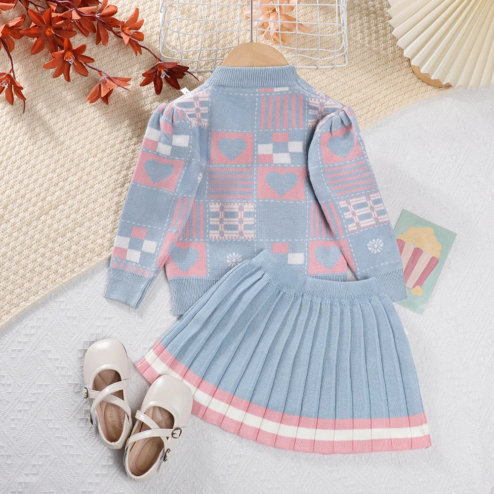 Girls Autumn/Winter Knit Set Girls
