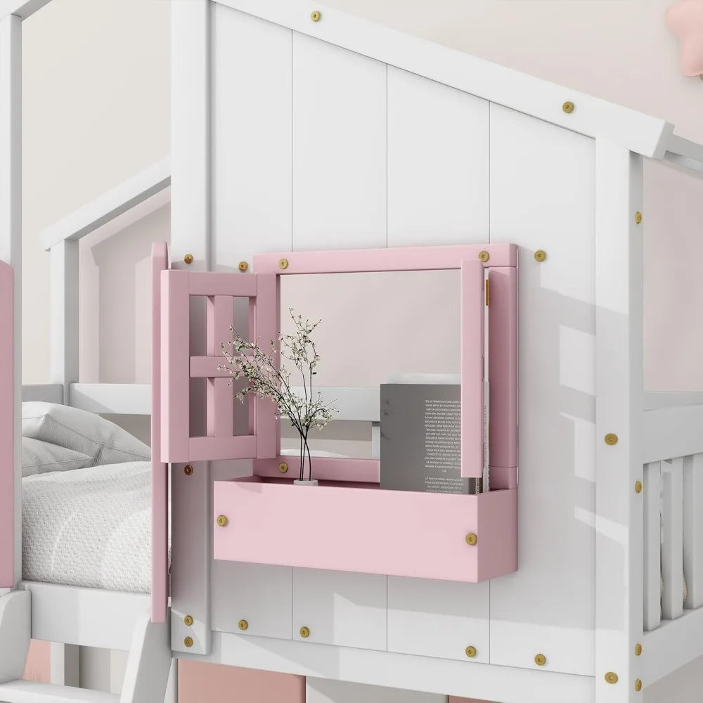 Floor House Bunk Bed