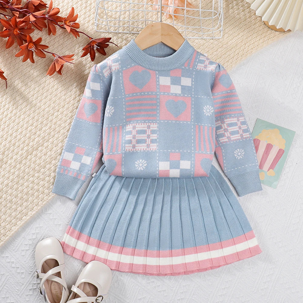 Girls Autumn/Winter Knit Set Girls