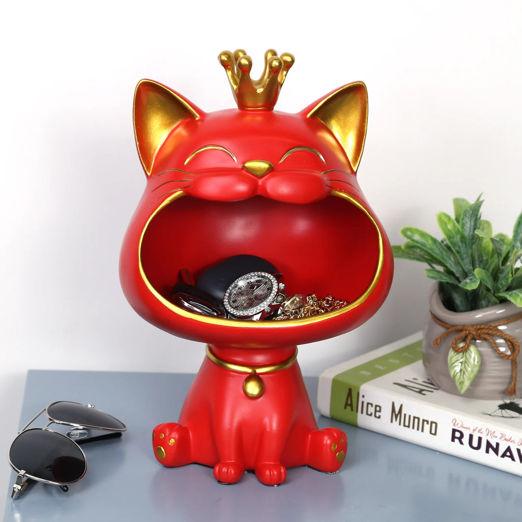 Lucky Kitty Statue Decoration
