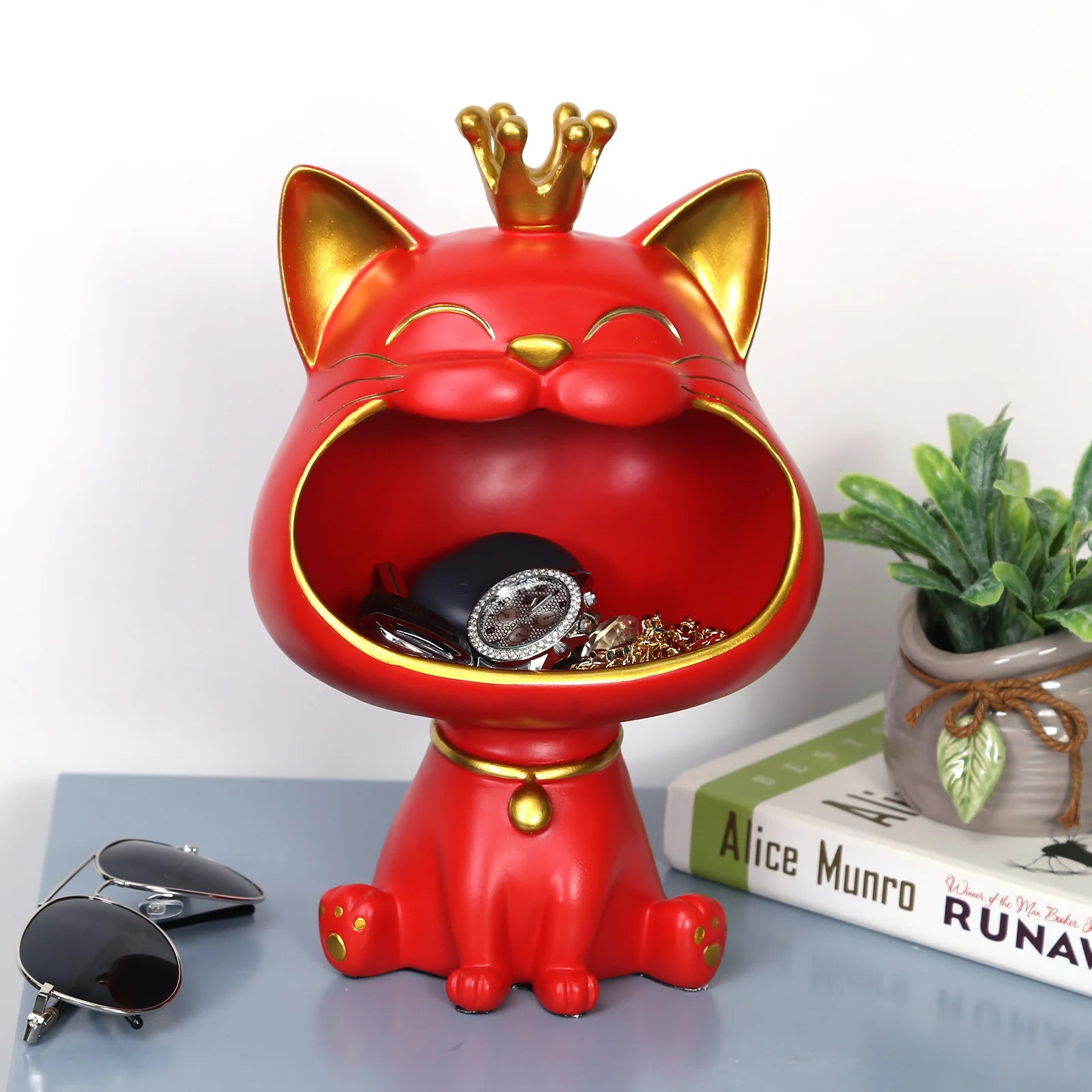 Lucky Kitty Statue Decoration