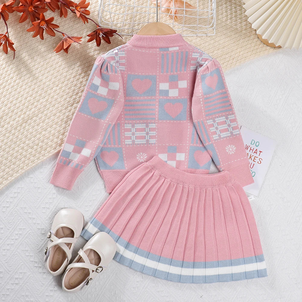 Girls Autumn/Winter Knit Set Girls